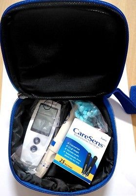 Buy Caresens II Glucometer iSense Technology and Free 25 Strips+Lancing ...