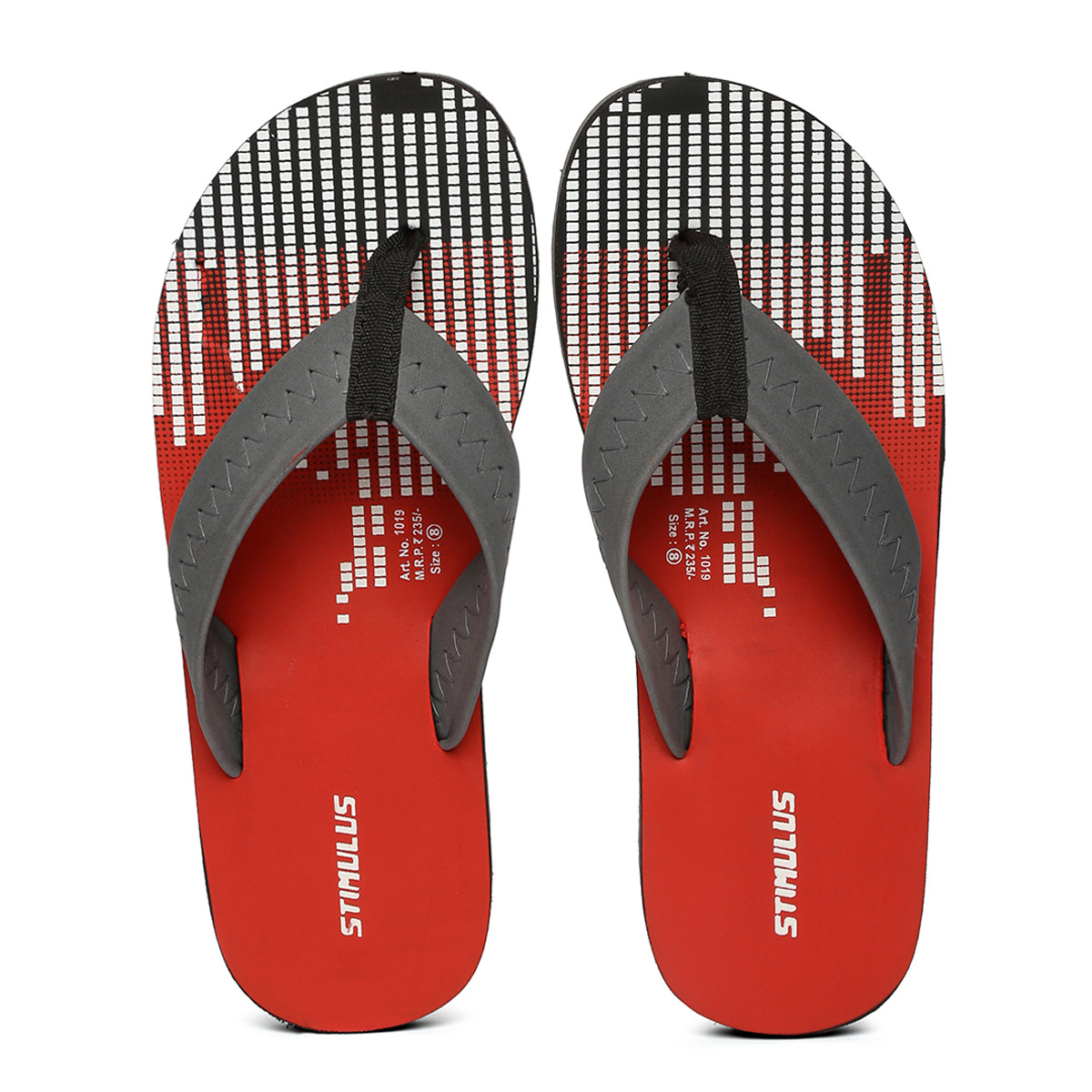 Buy Paragon-Stimulus Men's Red Flip Flops Online @ ₹235 from ShopClues