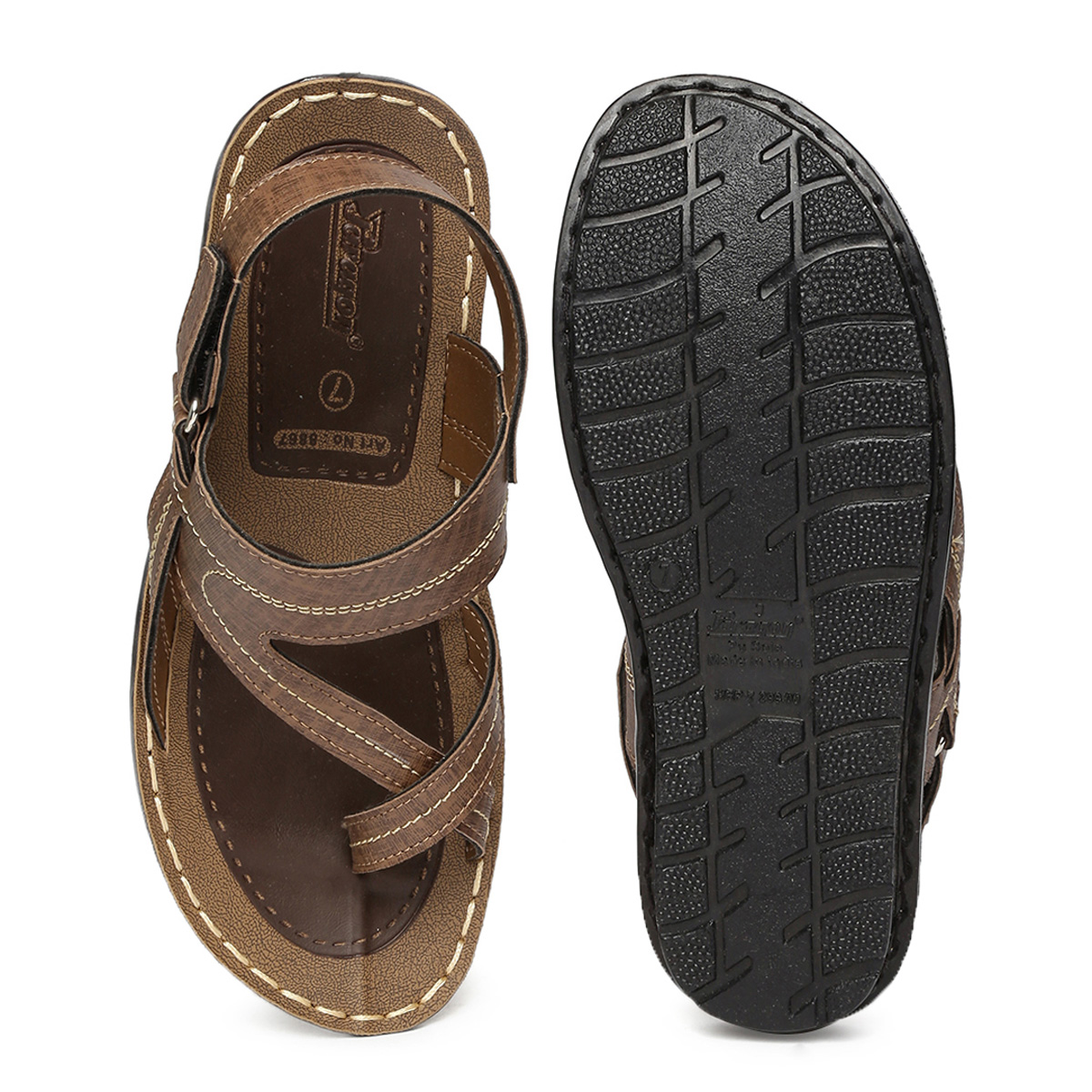 Buy Paragon-Slickers Men's Brown Slippers Online @ ₹224 from ShopClues