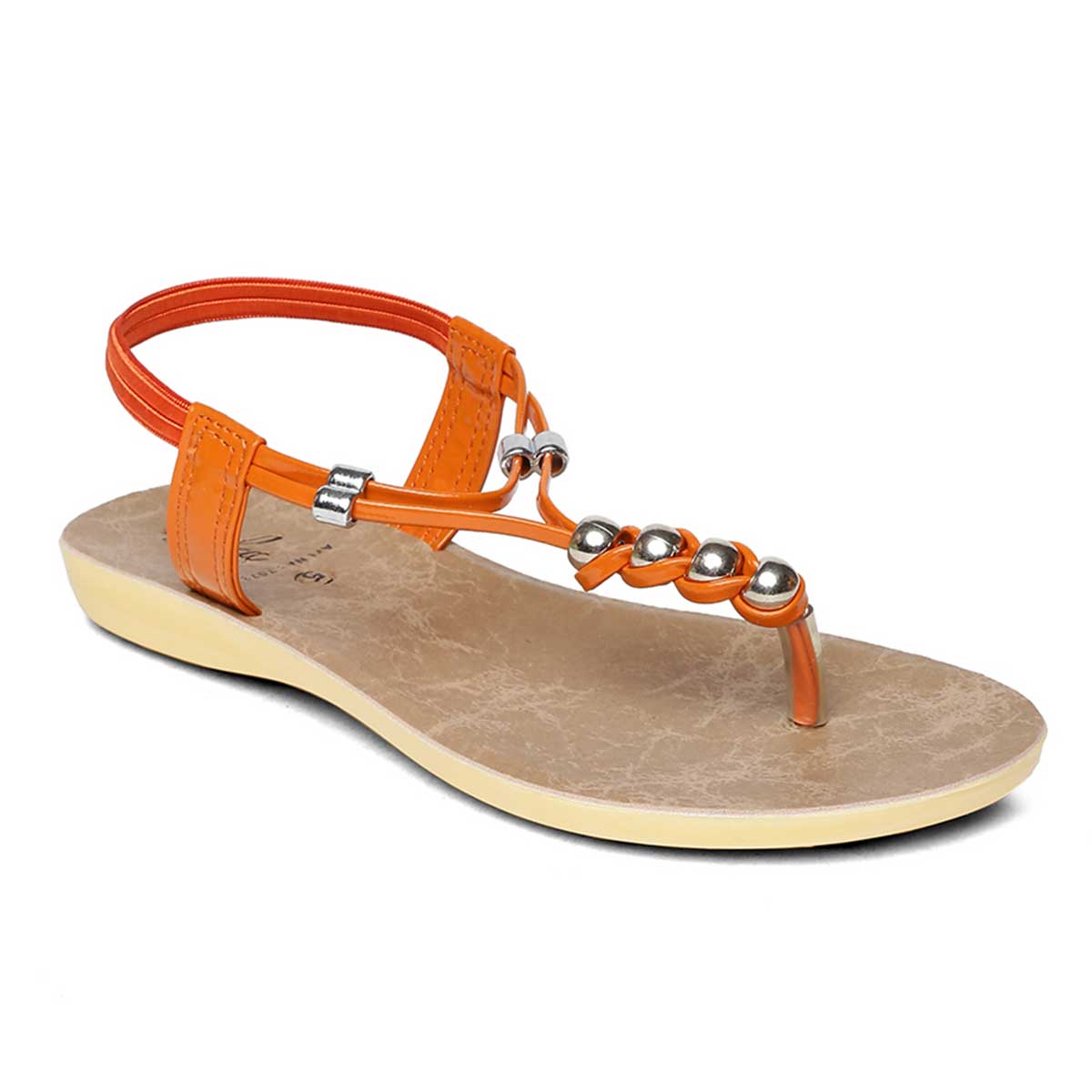 Buy Paragon-Solea Women's Orange Slippers Online @ ₹219 from ShopClues