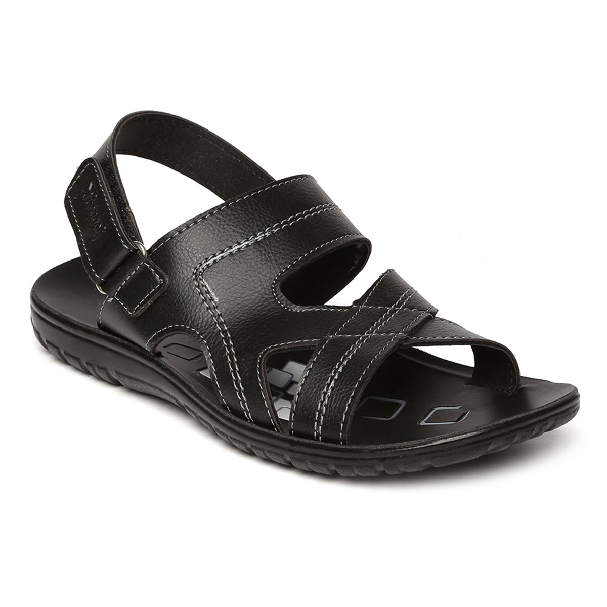 Buy Paragon-Slickers Men's Black Slippers Online @ ₹220 from ShopClues