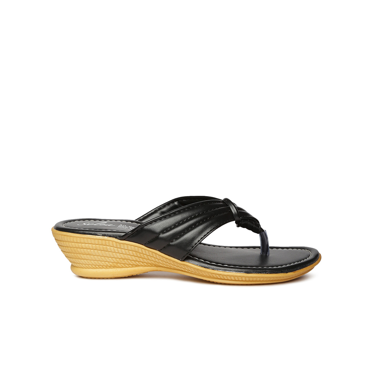 Buy Paragon-Solea Plus Women's Black Slippers Online @ ₹299 from ShopClues