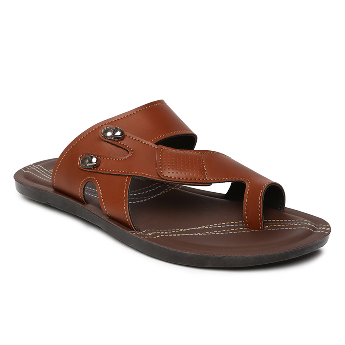 Buy Paragon-Vertex Men's Brown Slippers Online @ ₹339 from ShopClues