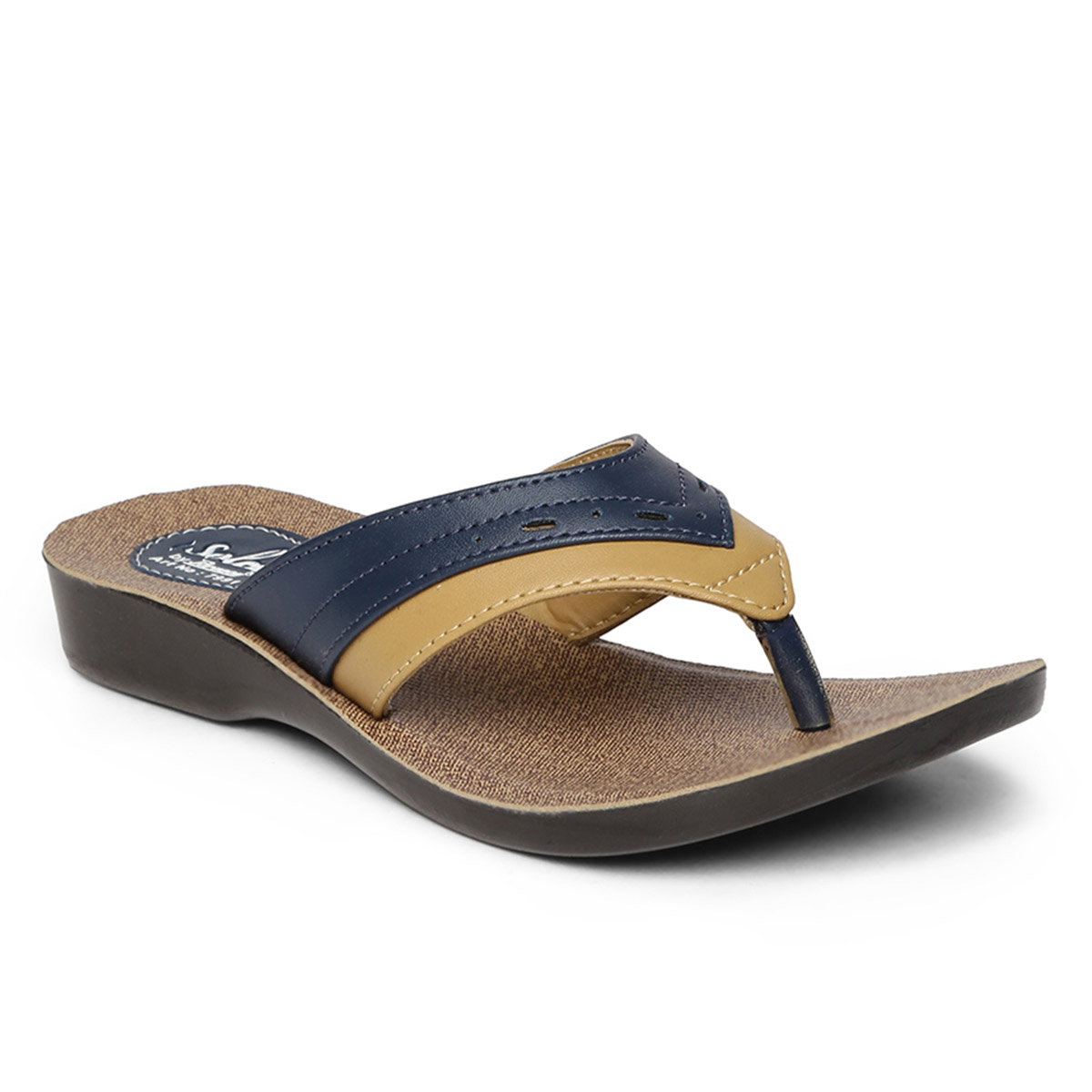 Buy Paragon-Solea Women's Blue Slippers Online @ ₹269 from ShopClues