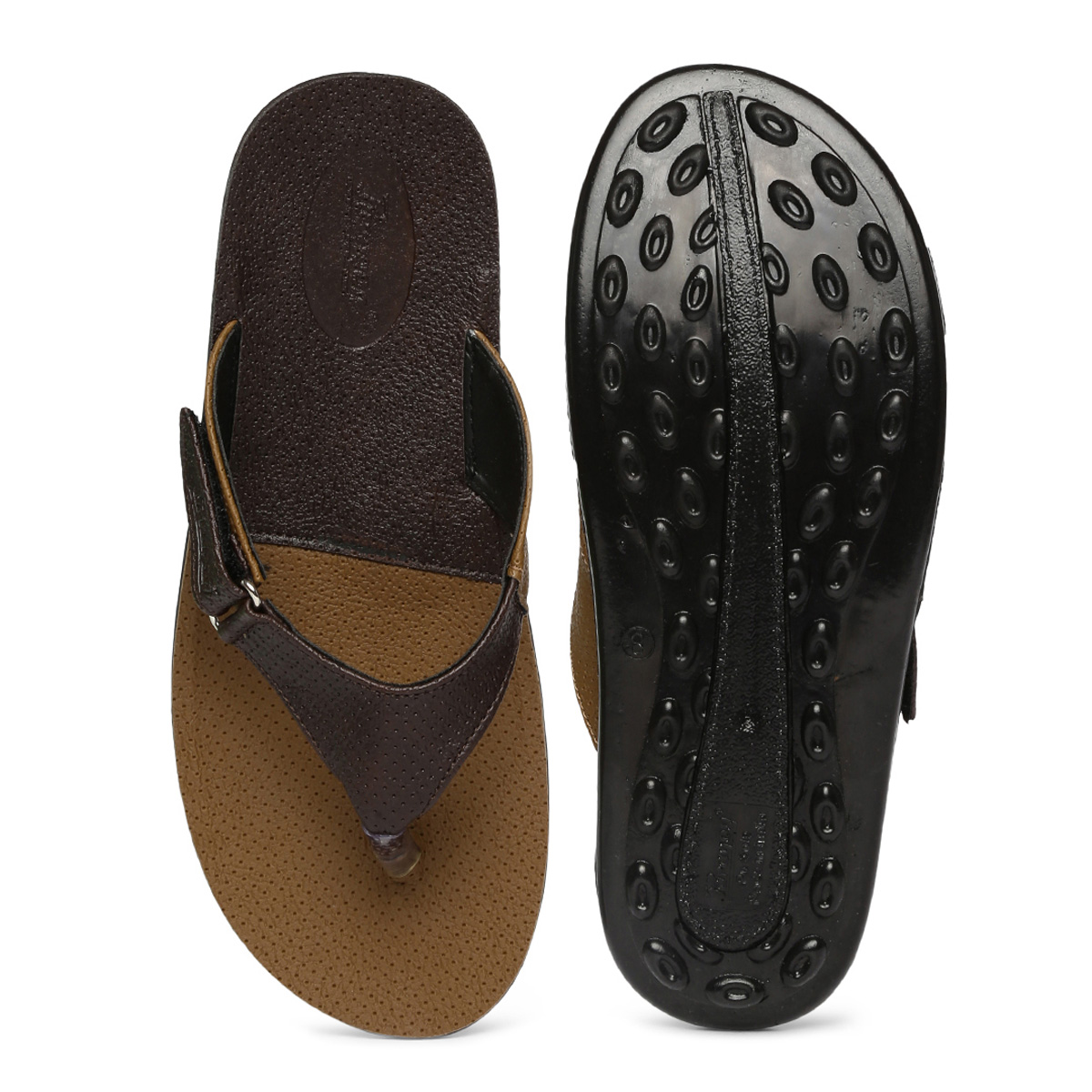 Buy Paragon-Vertex Men's Brown Flip Flops Online @ ₹269 from ShopClues