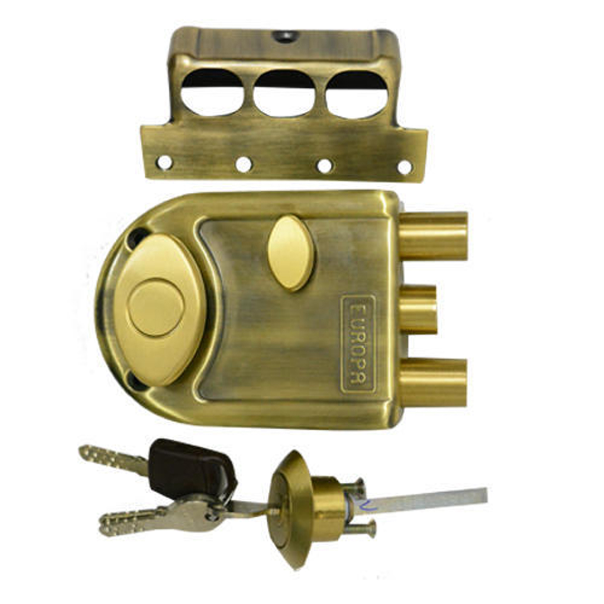 Buy Europa Dimple Key Main Door Lock 8013 AB Online ₹3000 from ShopClues