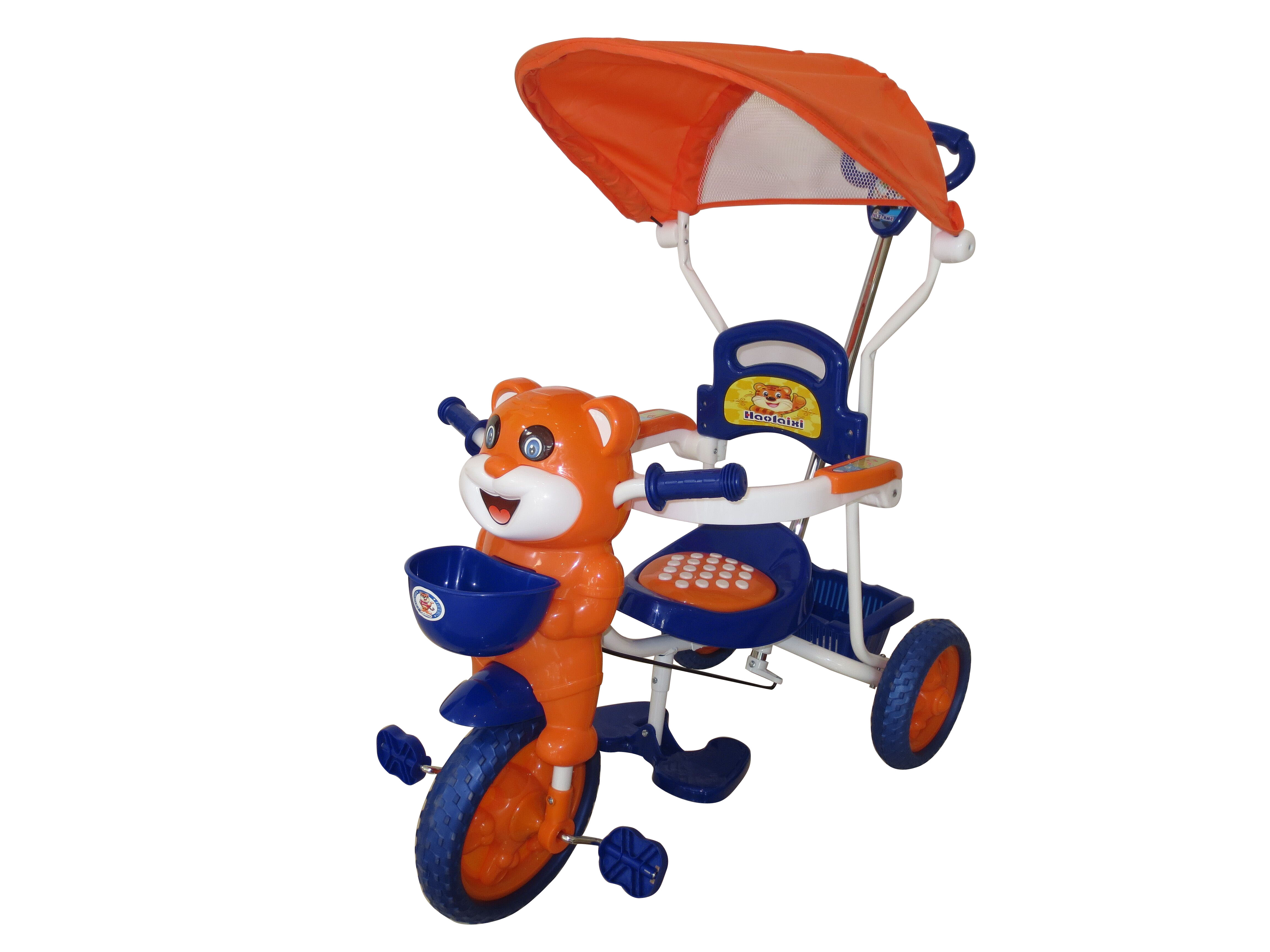 Buy HLX-NMC HAPPY TIGER KIDS DELUXE TRICYCLE - BLUE/ORANGE (EASY ...