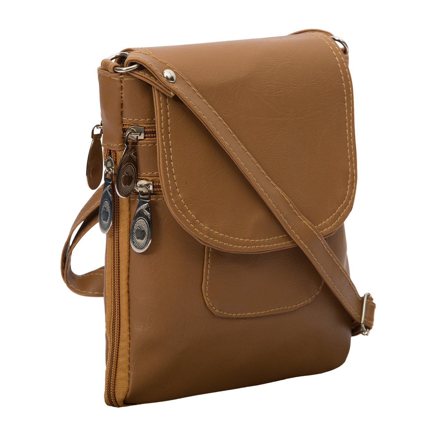 cross body brown leather purse