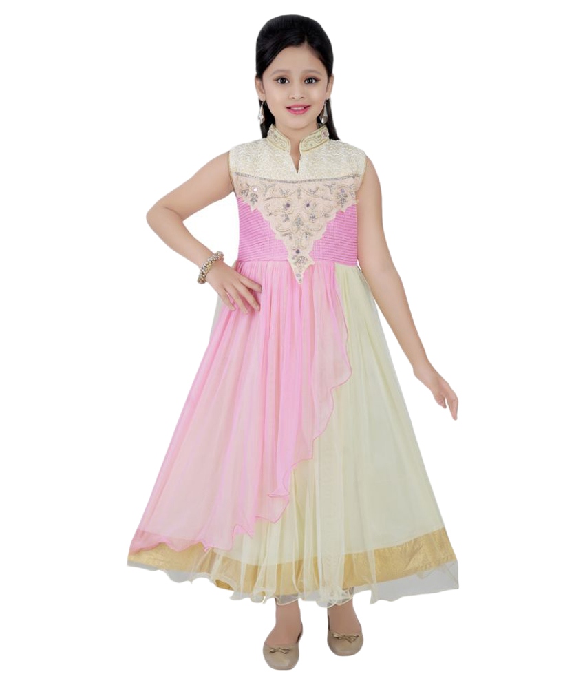 Buy Saarah Multicolour Dress for girls Online @ ₹1199 from ShopClues