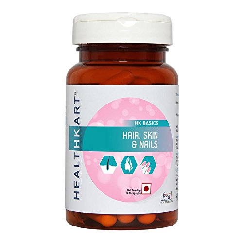 Buy Healthkart Hair Skin and Nails with Biotin, Methionine, Cysteine and Vitamin B12, supports