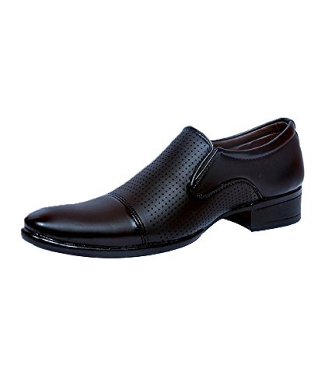 Buy Aadi Mens Black Faux Leather Slip On Formal Shoes Online ₹499 From Shopclues 0732