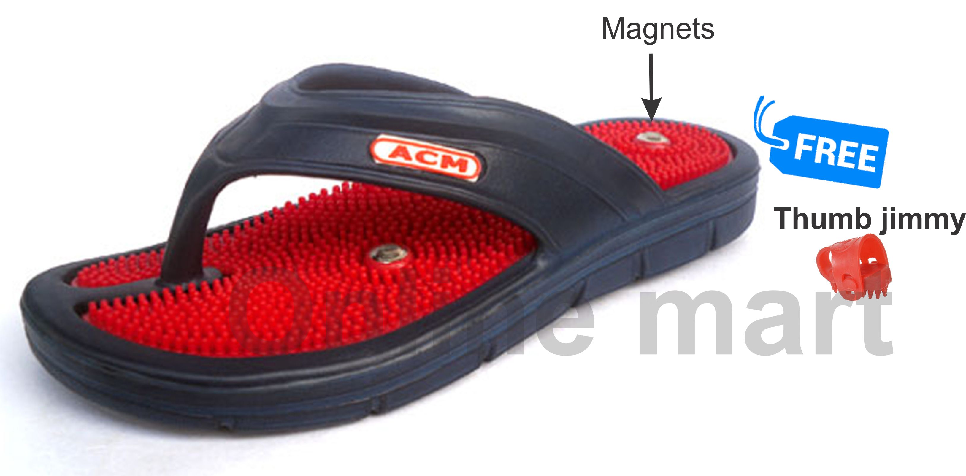 Buy Acm 216 Acupressure Fitness Slipper For Pain Relief Stress Remover