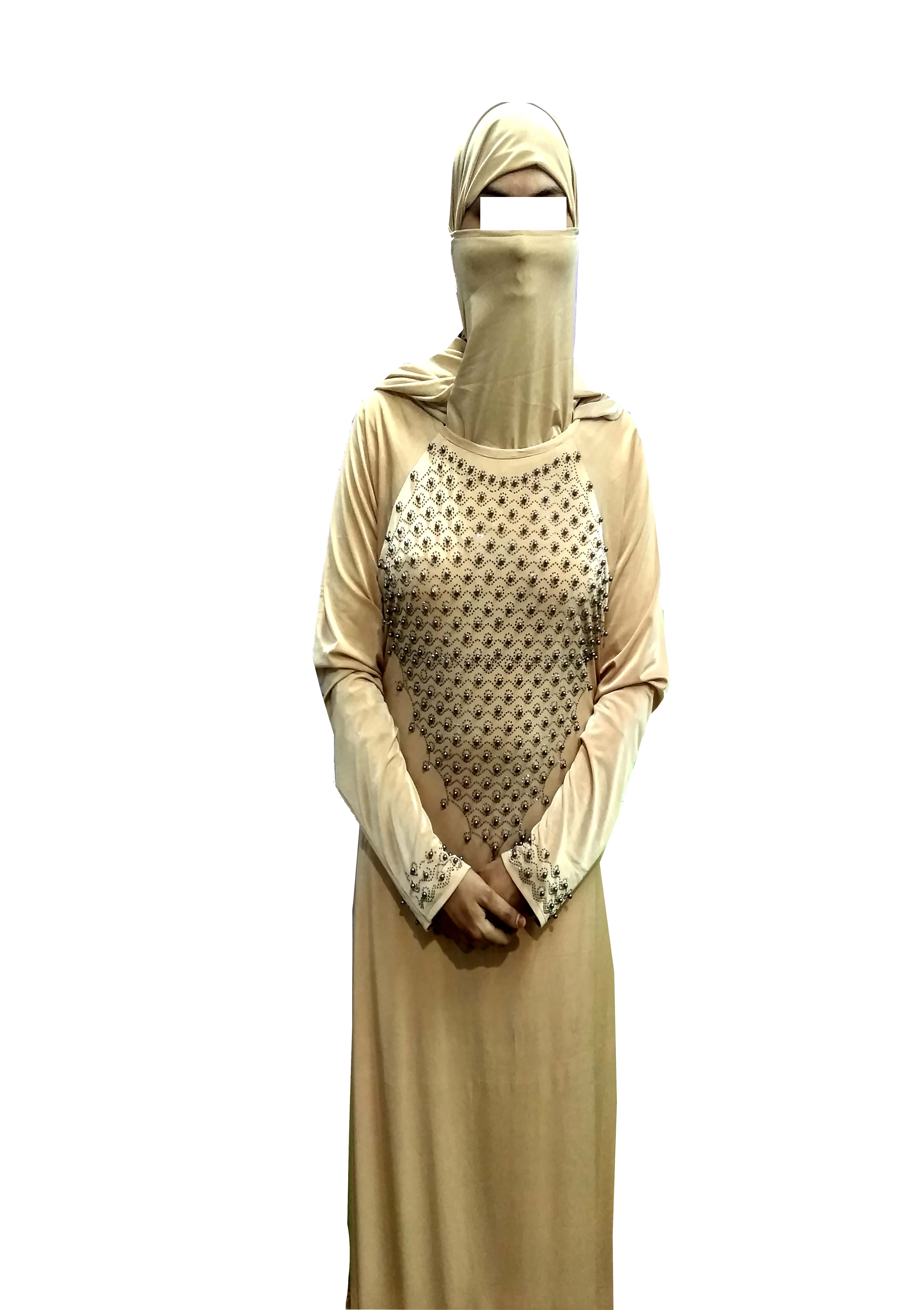 Buy Dubai Design Cream Abaya Burqa Online ₹1199 From Shopclues