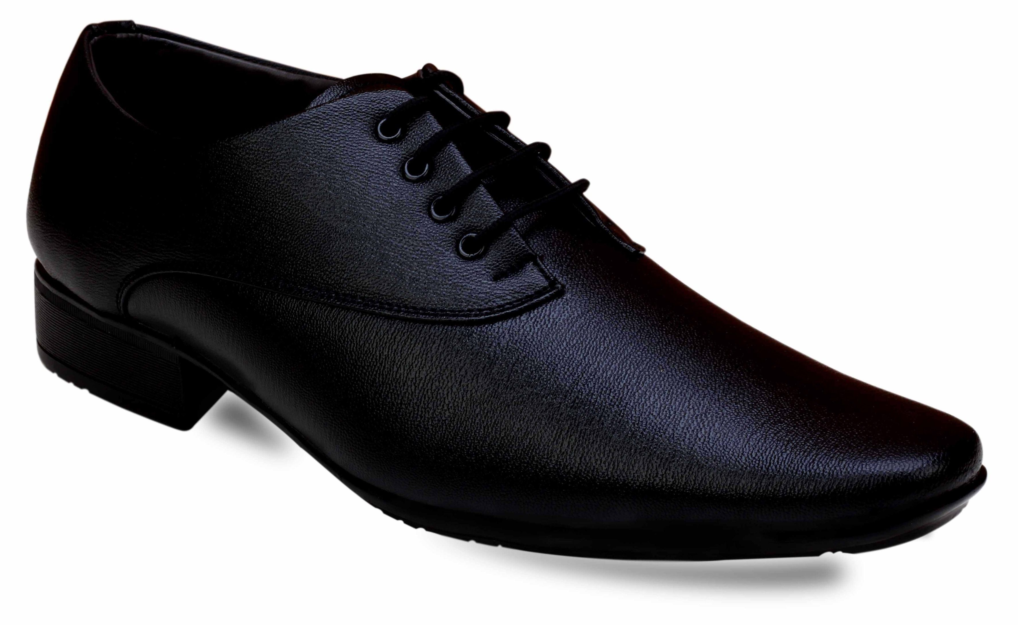 Buy Smoky Black Lace-up Formal Shoes For Men Online @ ₹569 from ShopClues