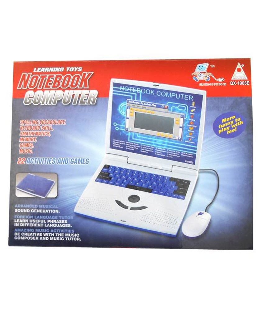 Buy Rhonnium Grey Educational Notebook English Learner Kids Laptop With