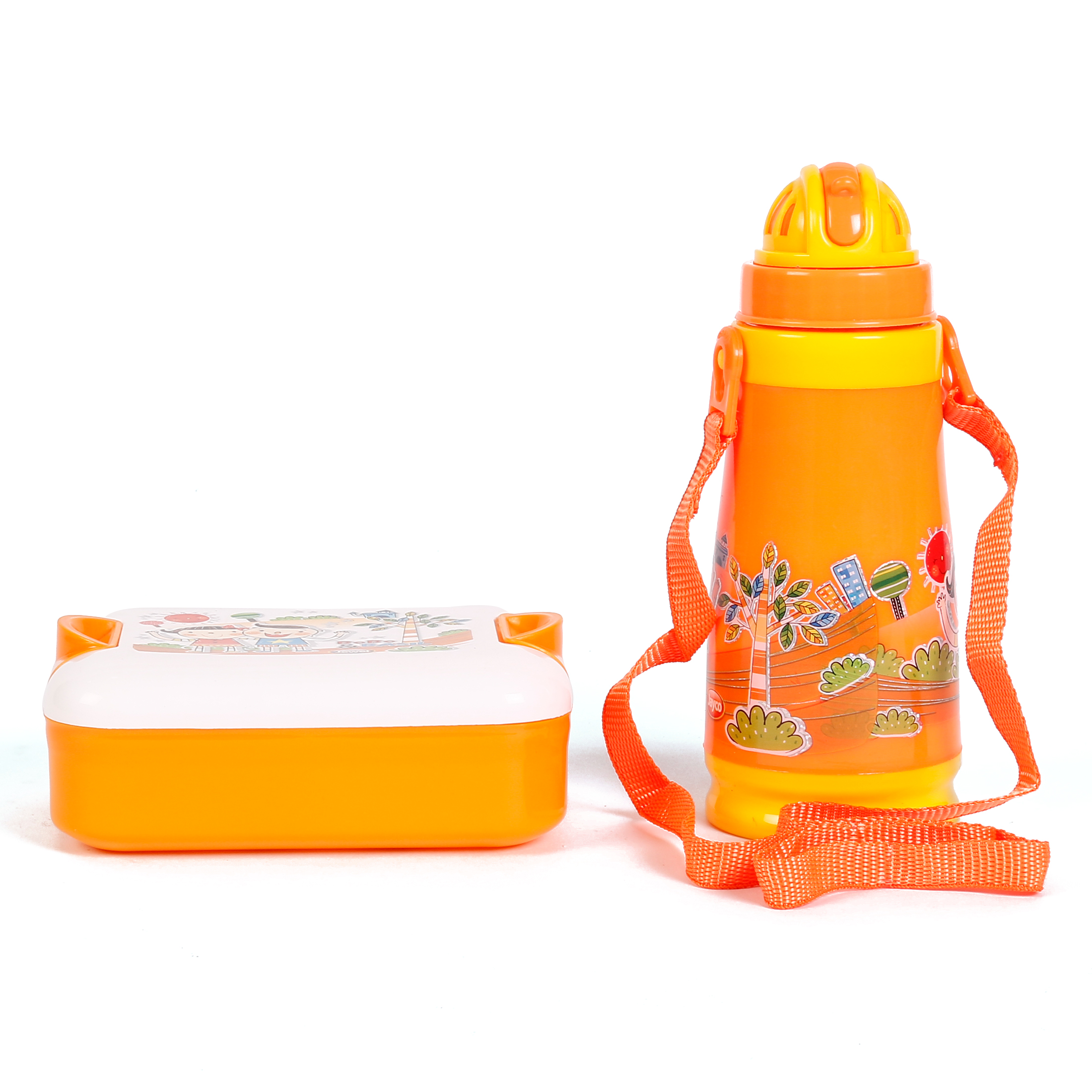 Buy Jayco Cool wonder Water Bottle With Snappy Lunch Box For Kids ...