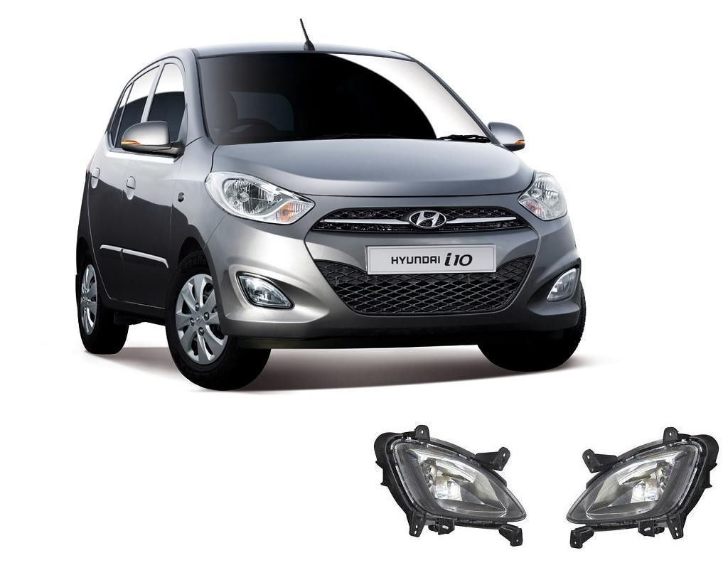 Online Hyundai i10 Clear Fog Light Lamp Set of 2 Pcs. Prices