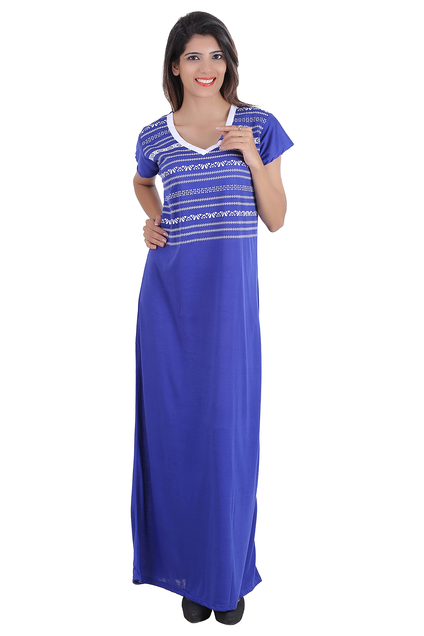 nighty gown cotton