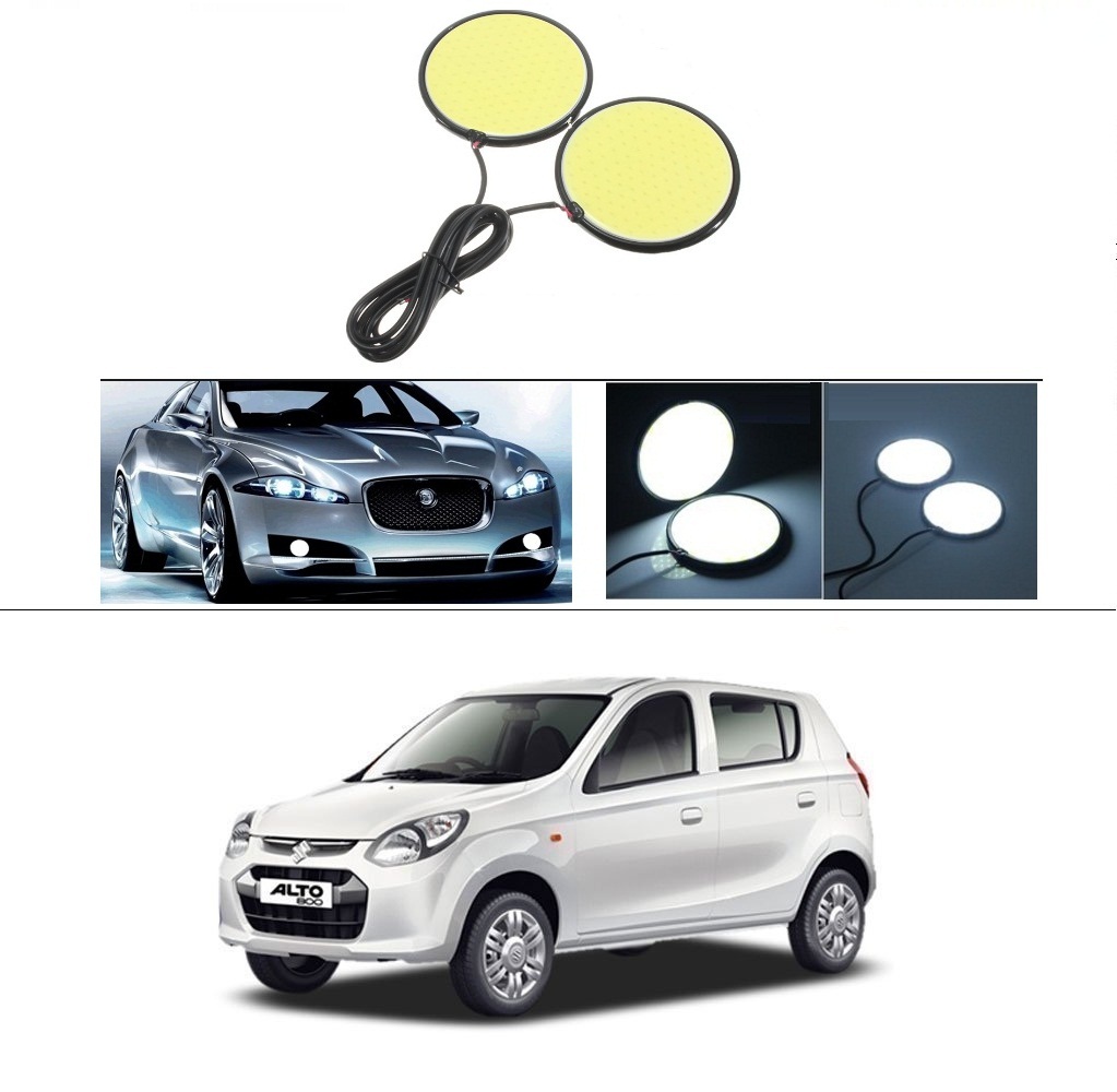 Buy Car DRL LED COB Daytime Running Light Fog Lamp 70mm 2.75 Round