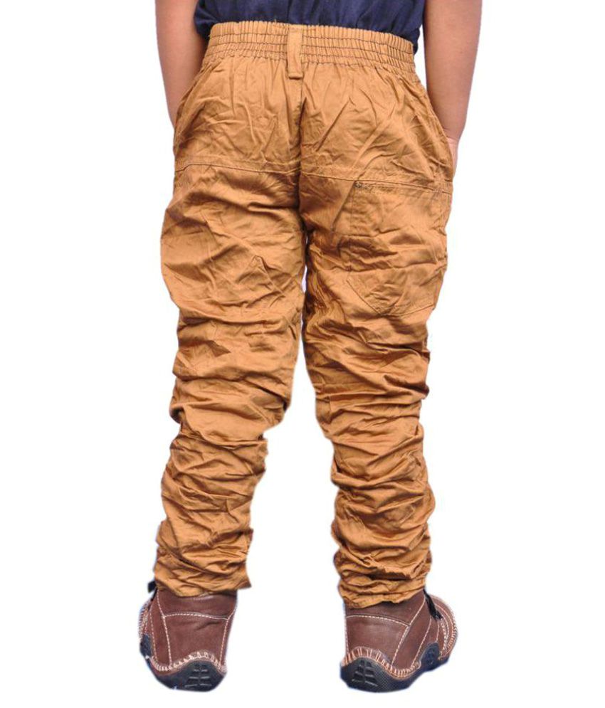 Buy AD AV Khaki Cotton Pant Online @ â¹599 from ShopClues