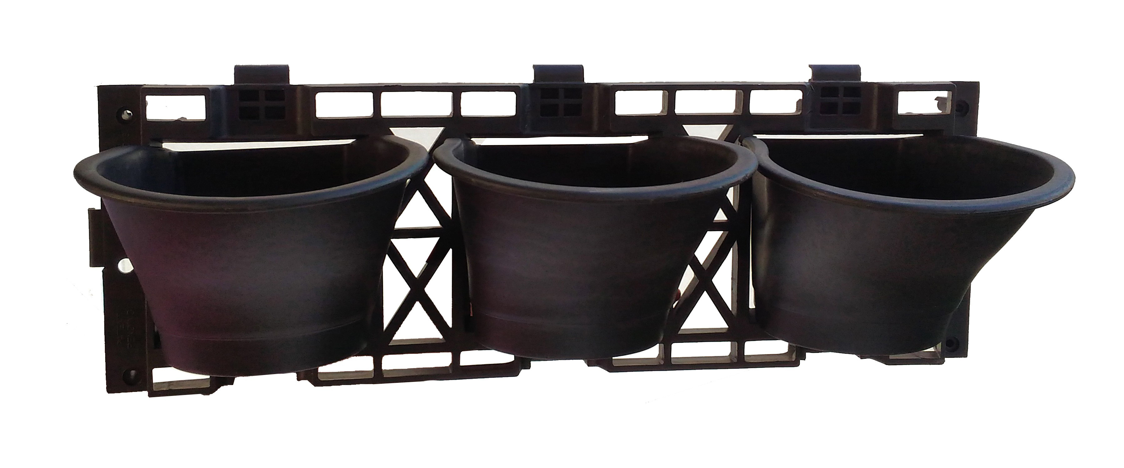 Buy Vertical Garden Pots Arteries EcoWall 7 Inch Black Vertical