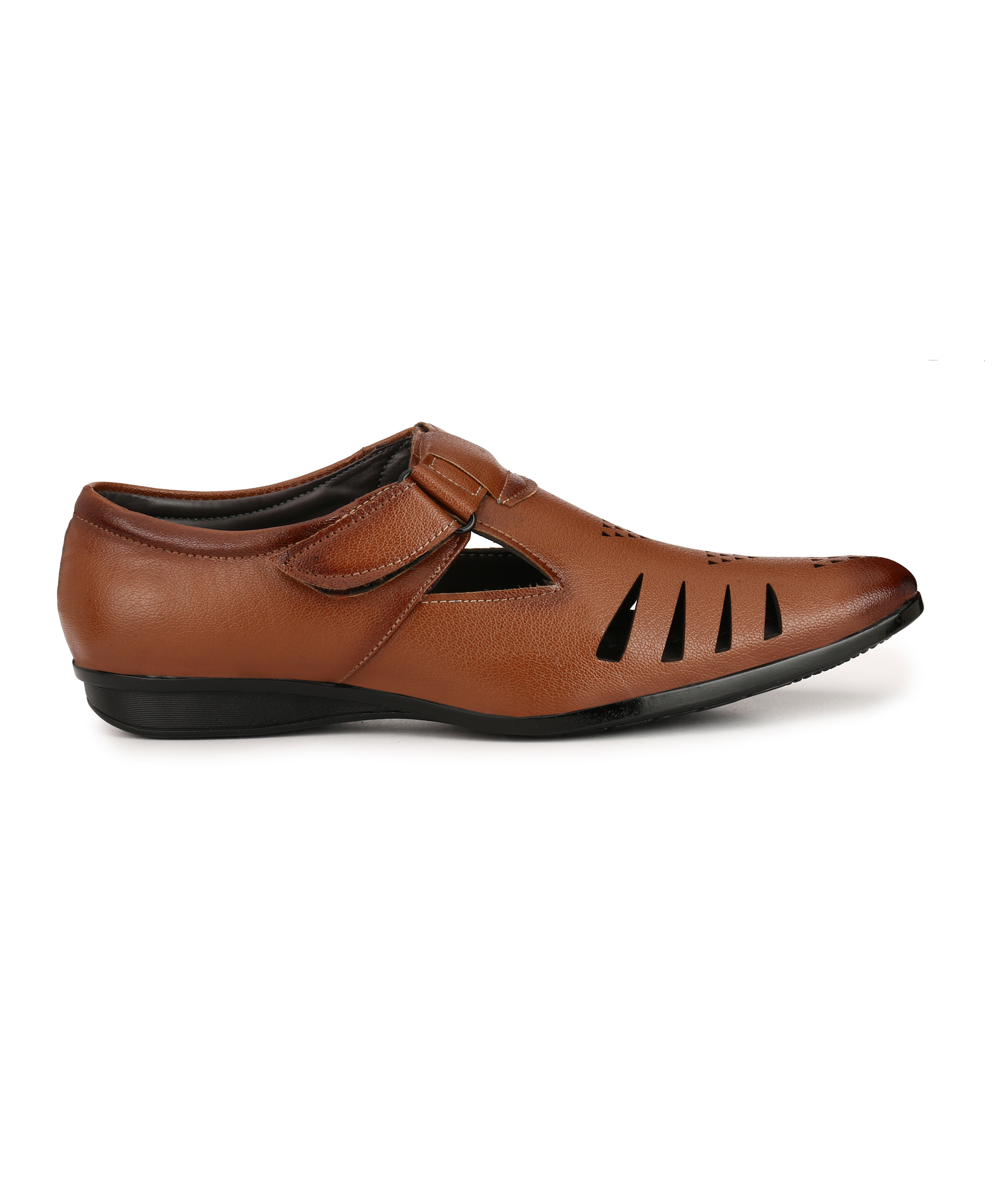 tan velcro sandals