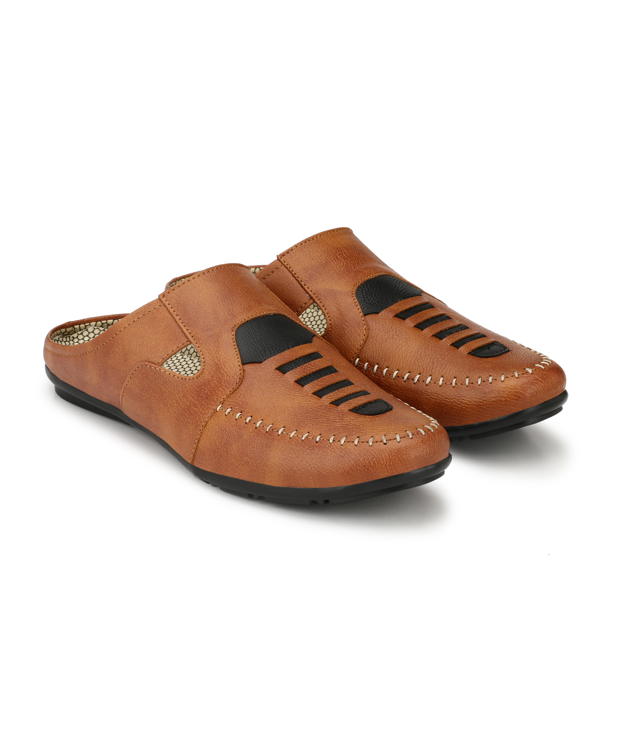 tan velcro sandals