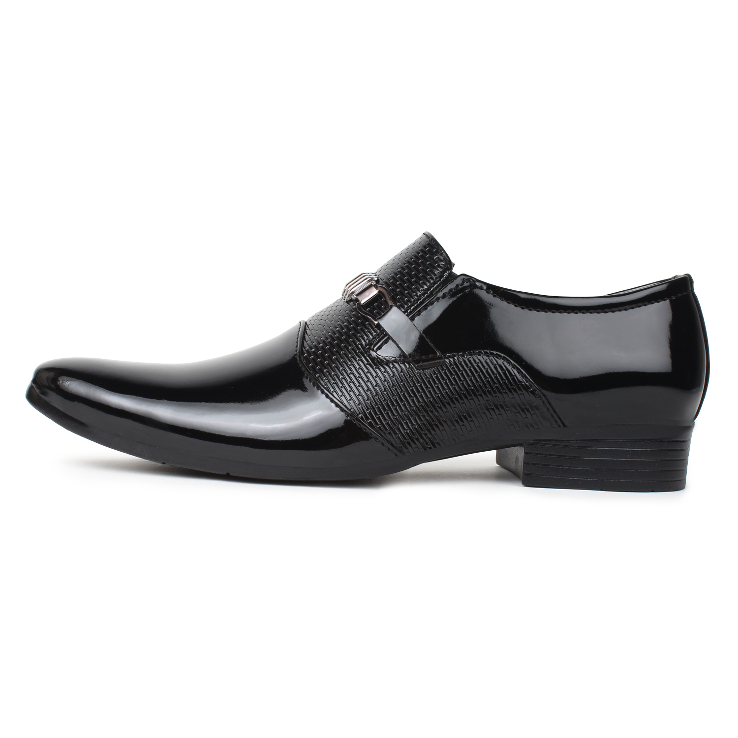 Buy Buwch Formal Black Patent Leather Moccasin Shoe For Men Online ₹499 From Shopclues 7551