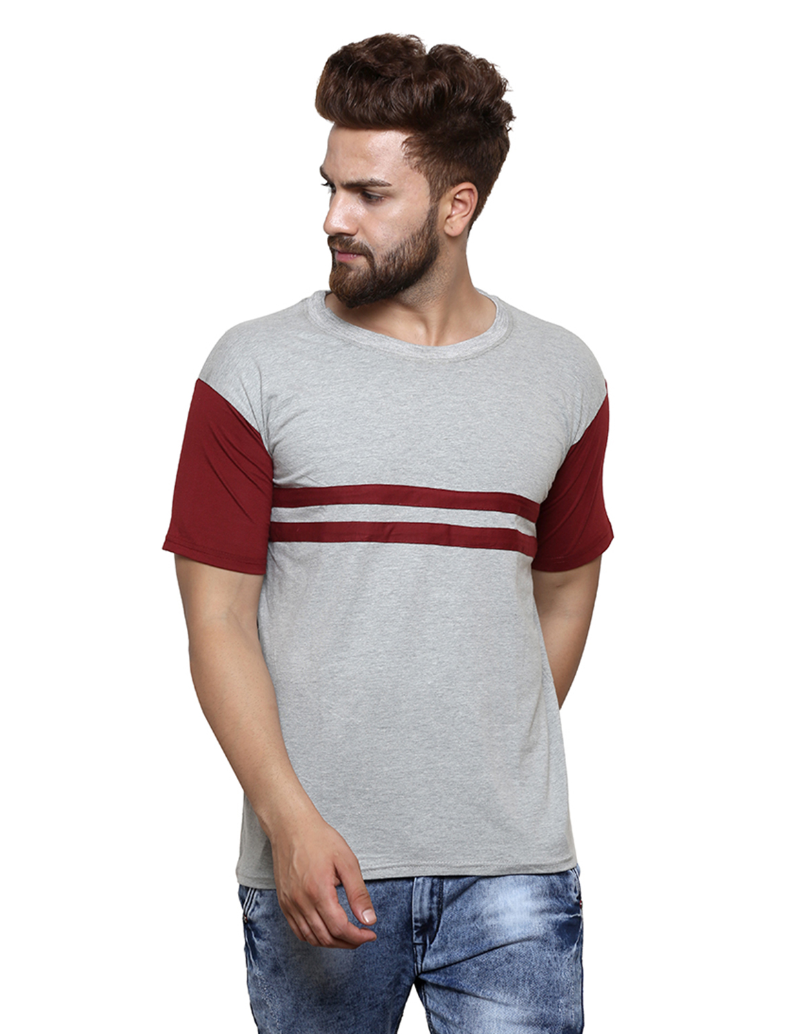 Buy Round Neck Multicolor T Shirt For Men Online ₹279 From Shopclues 7773