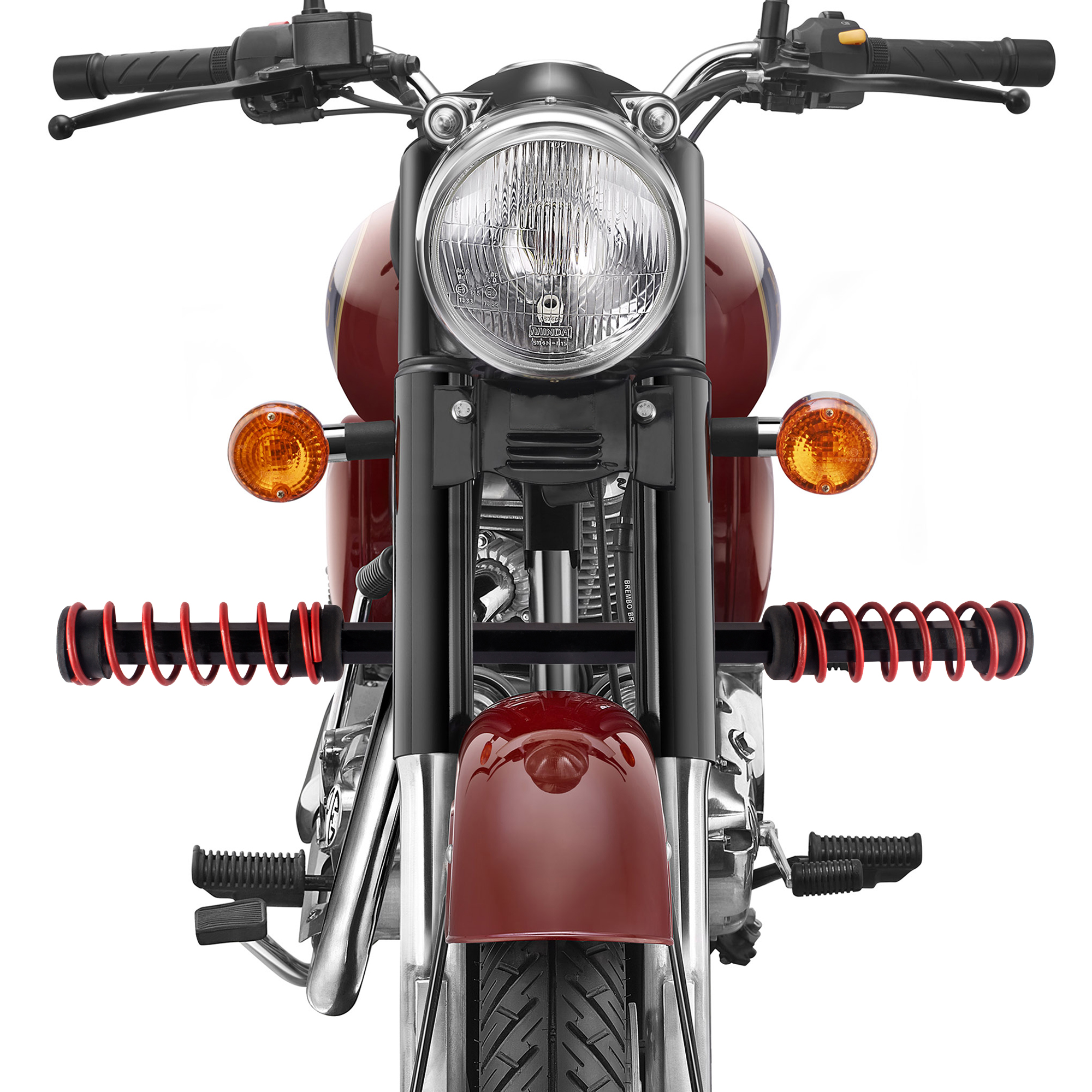 Buy Autofy Single Rod Crash Leg Guard for Royal Enfield Bullet Standard, Royal Enfield Bullet