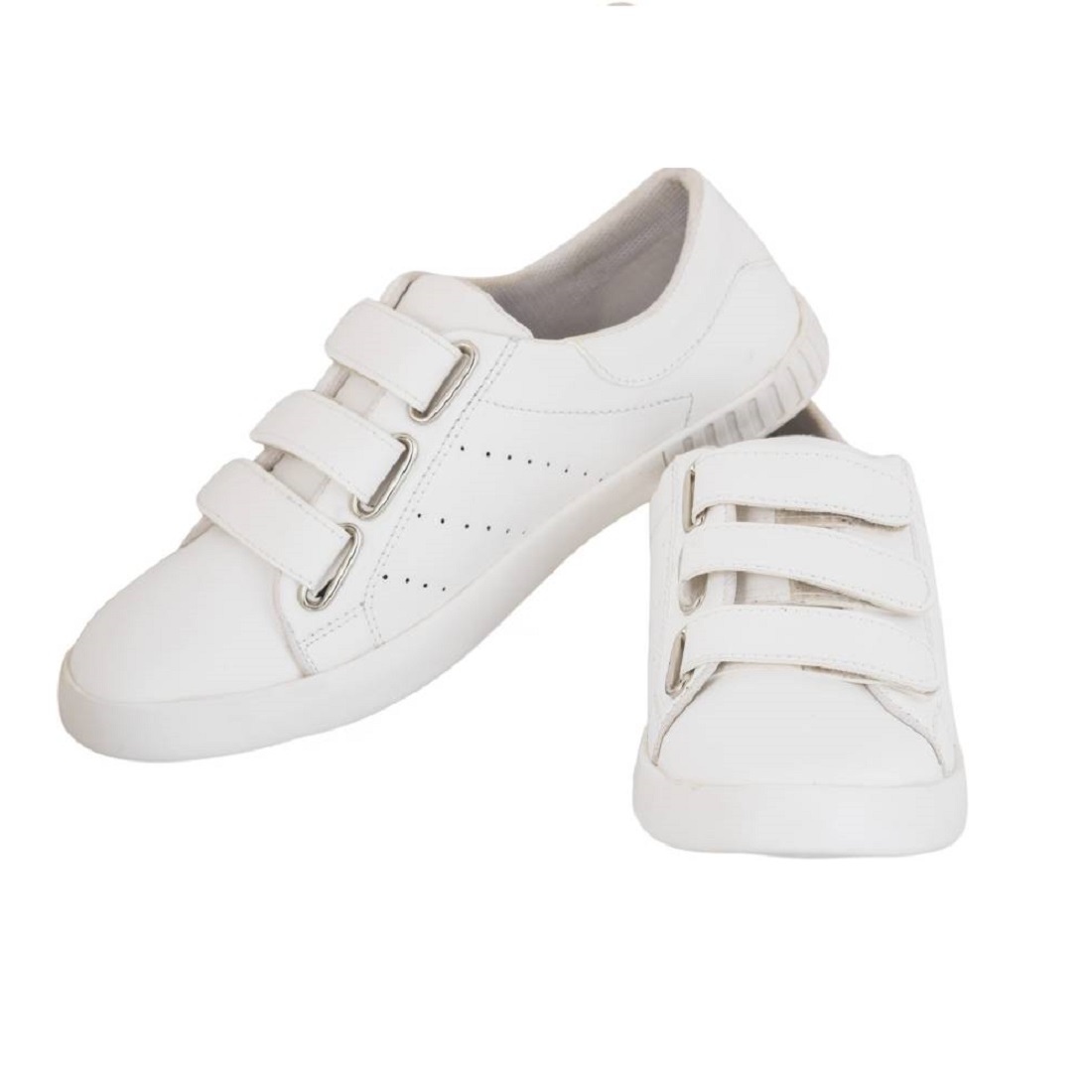 Buy Blinder Men's Pure White Velcro Casual Shoes Online @ ₹499 from ...