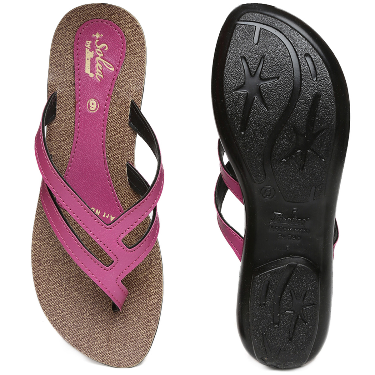 Buy Paragon Women'S Pink Wedge Slipper Online @ ₹219 from ShopClues