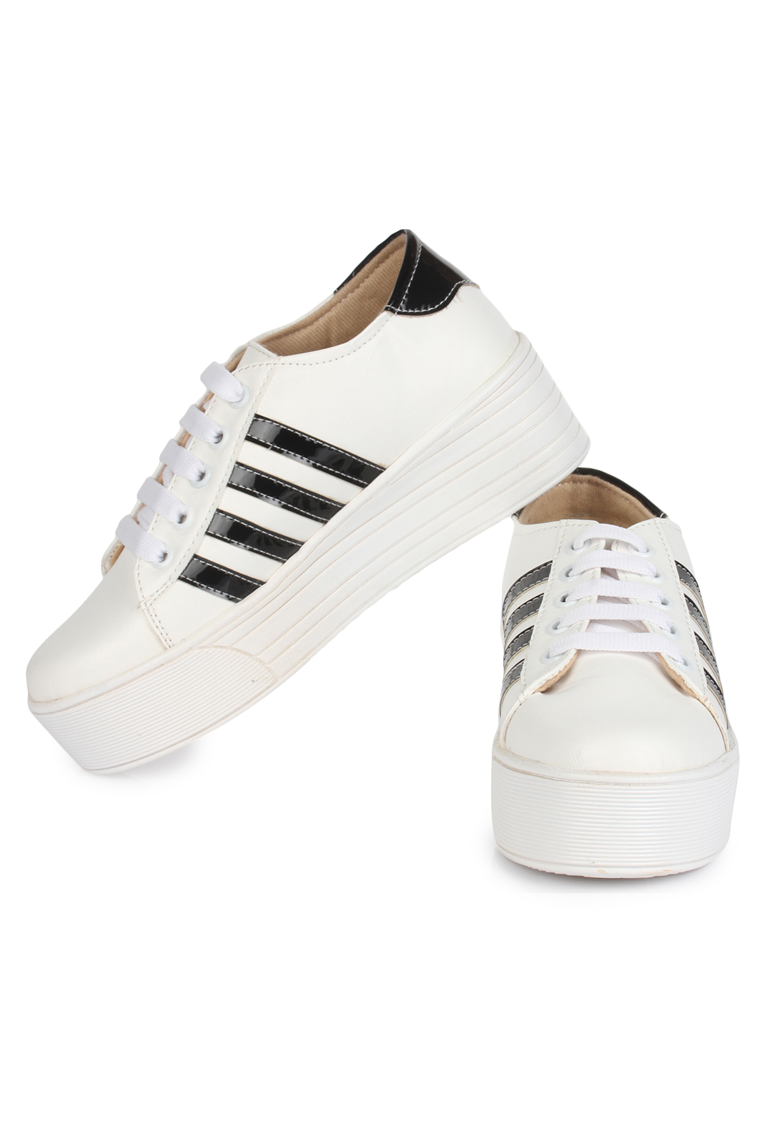 Buy Sapatos Women's White Casual Shoes Online @ ₹899 from ShopClues