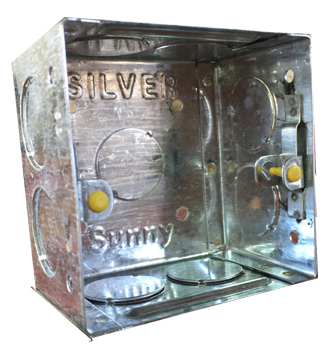2 Module Ceiling Box Buy Modular box 2 module (SILVER) Online @ ₹60 from ShopClues