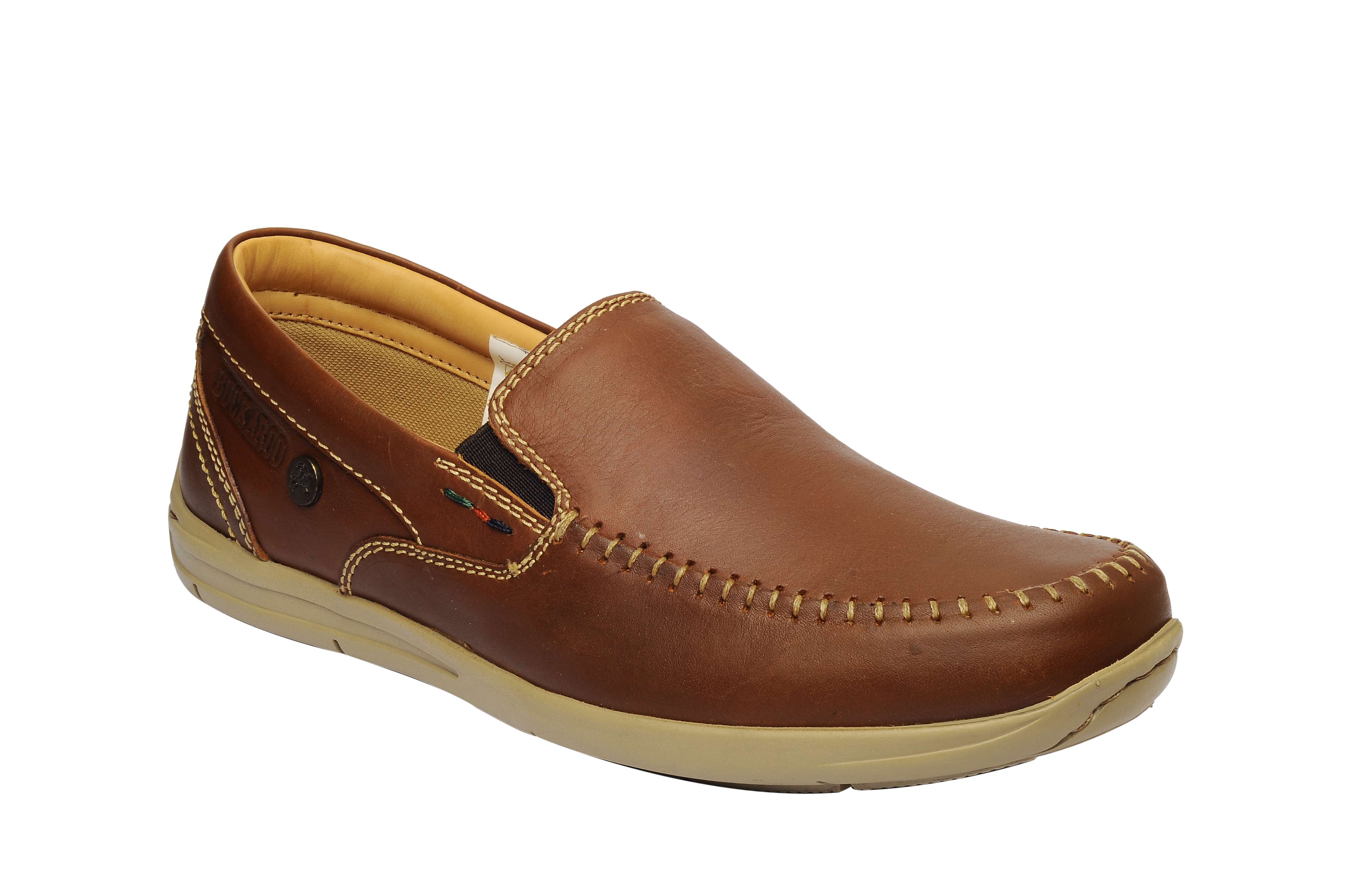 buckaroo tan loafers
