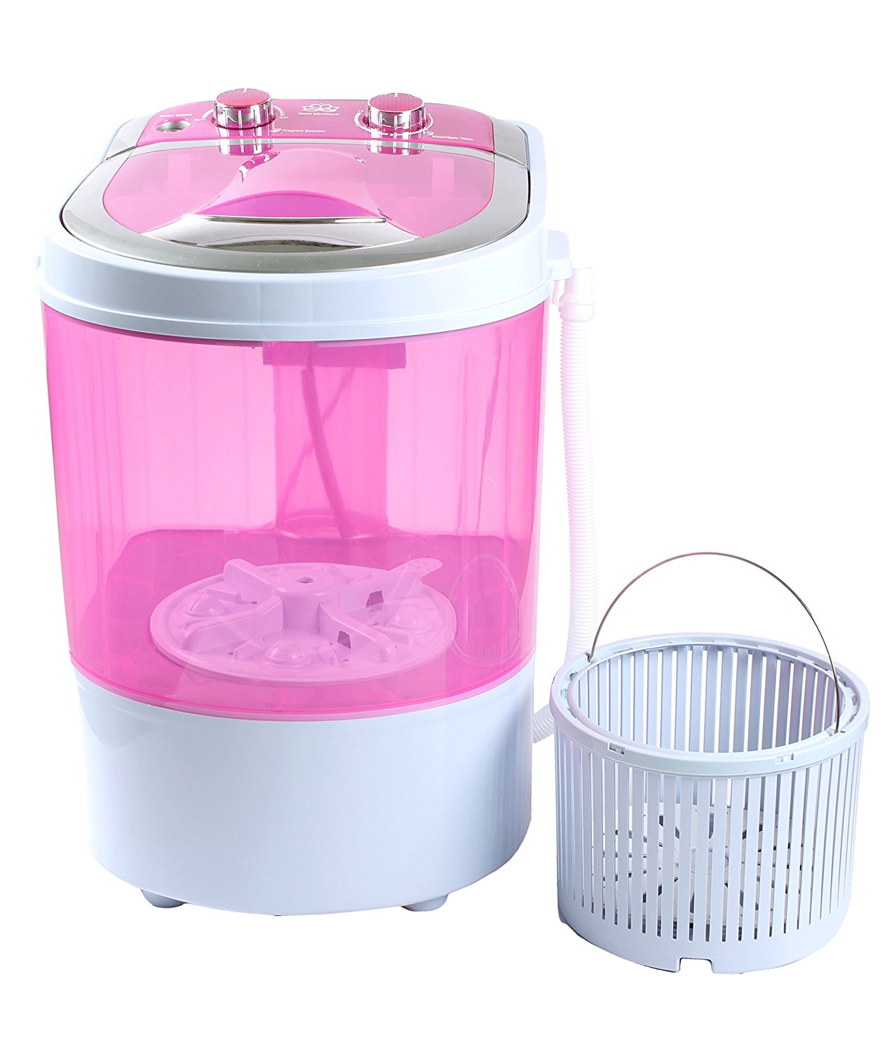 Buy DMR 30-1208 3 Kg Mini Washing Machine With Dryer Basket (Pink ...