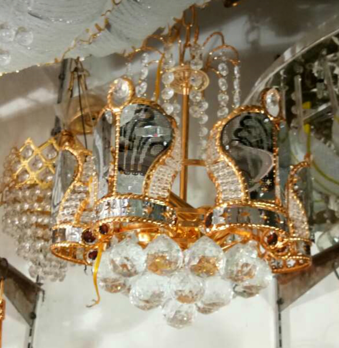 Buy crystal jhoomer decorative chandelier Online ₹5090 from ShopClues