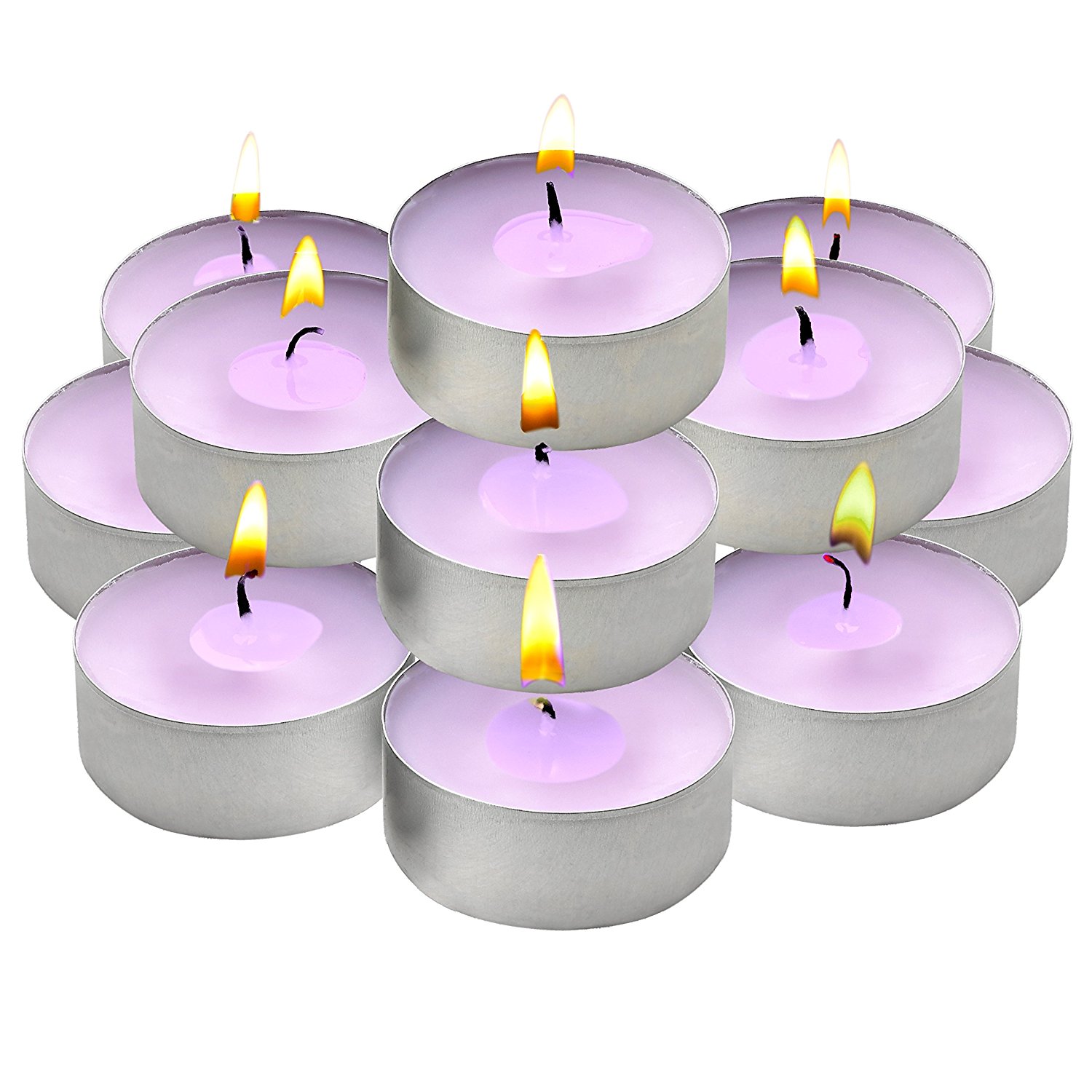 Buy 6th Dimensions Scented Tea Light Set Of 50 Pieces Purple Tea Light