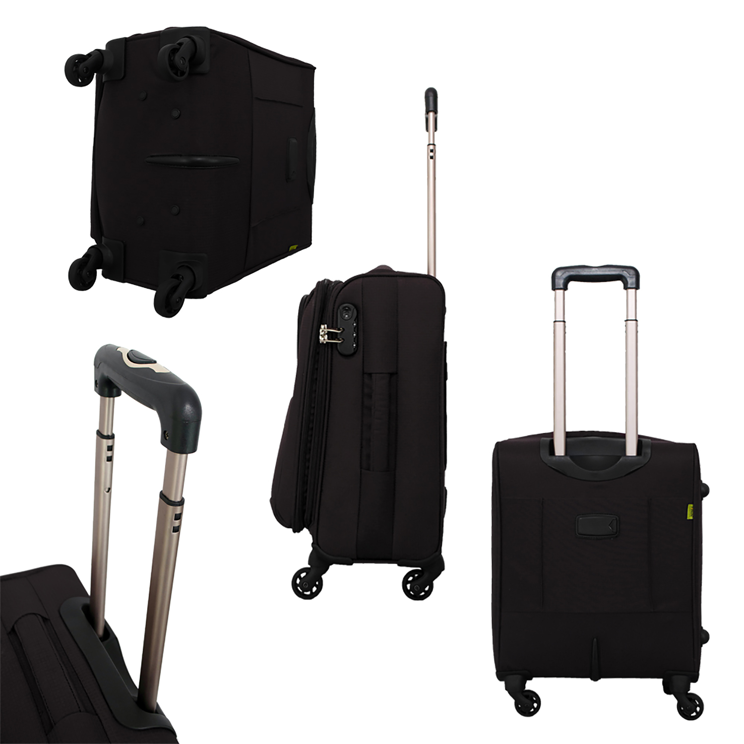 Buy Timus Salsa 55 65 CM 4 Wheel Trolley Suitcase For Travel Set of 2 ...