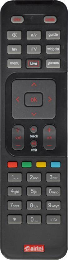 Buy Airtel Digital TV DTH Remote Compatible with SD SET TOP BOX TD-R5 ...