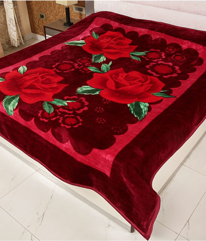 Buy Signature Platinum Double Mink BlanketGREY COLOUR Online