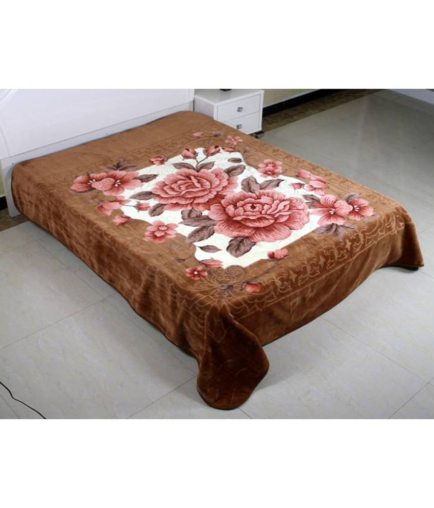 Buy Signature Platinum Double Mink BlanketGREY COLOUR Online