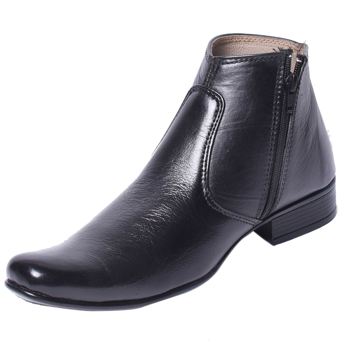 Buy Man's Black Formal Pure Leather Slip On Shoes Online @ ₹1994 from ...