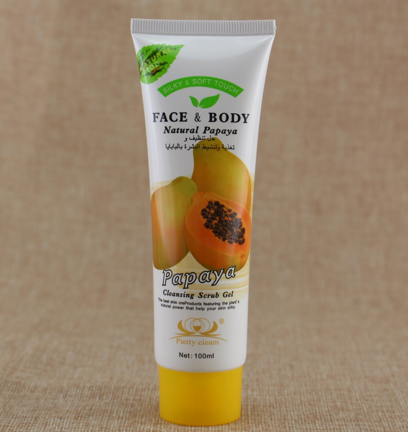 Buy Papaya Cleansing Scrub Gel face and body Online ₹299 from ShopClues