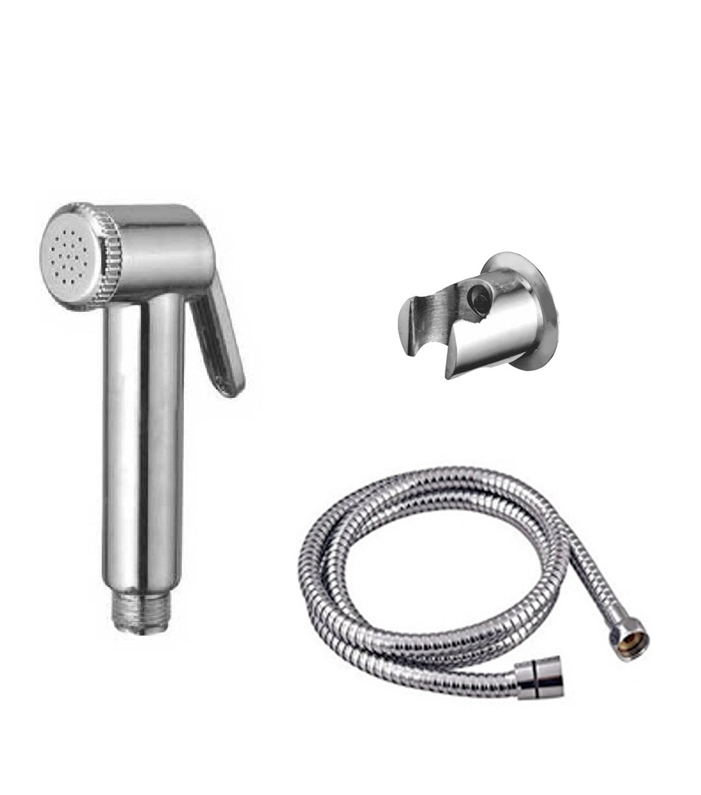 Buy Blays jaquar Health faucet (abs)with 1mtr flexible SS Tube and Wall ...