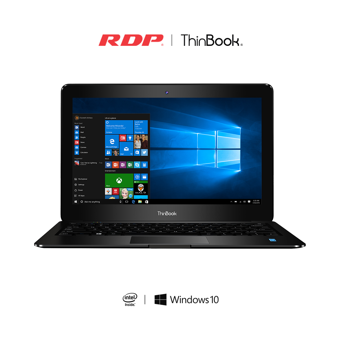 rdp thinbook how to install windows 10