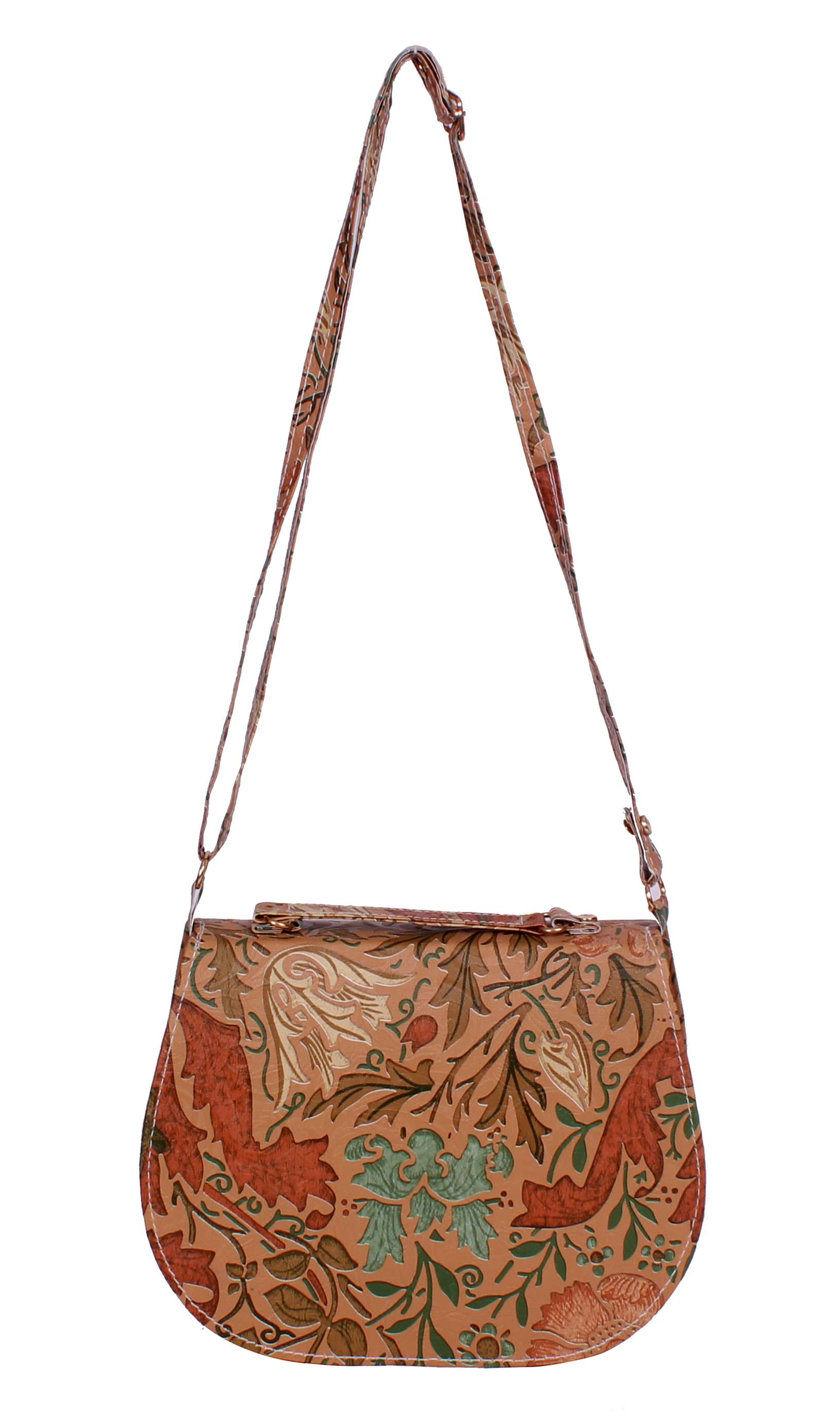 Buy Clementine Brown Sling Bag Online @ ₹599 from ShopClues