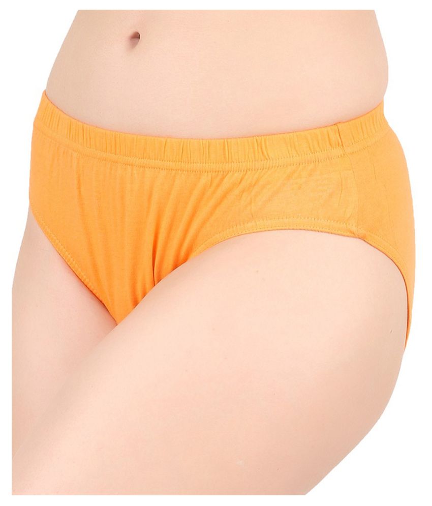 Buy Jil Delux Multicolor Plain Women Panties Set Of 3 Premium Cotton Bikini Panty Color May 5134