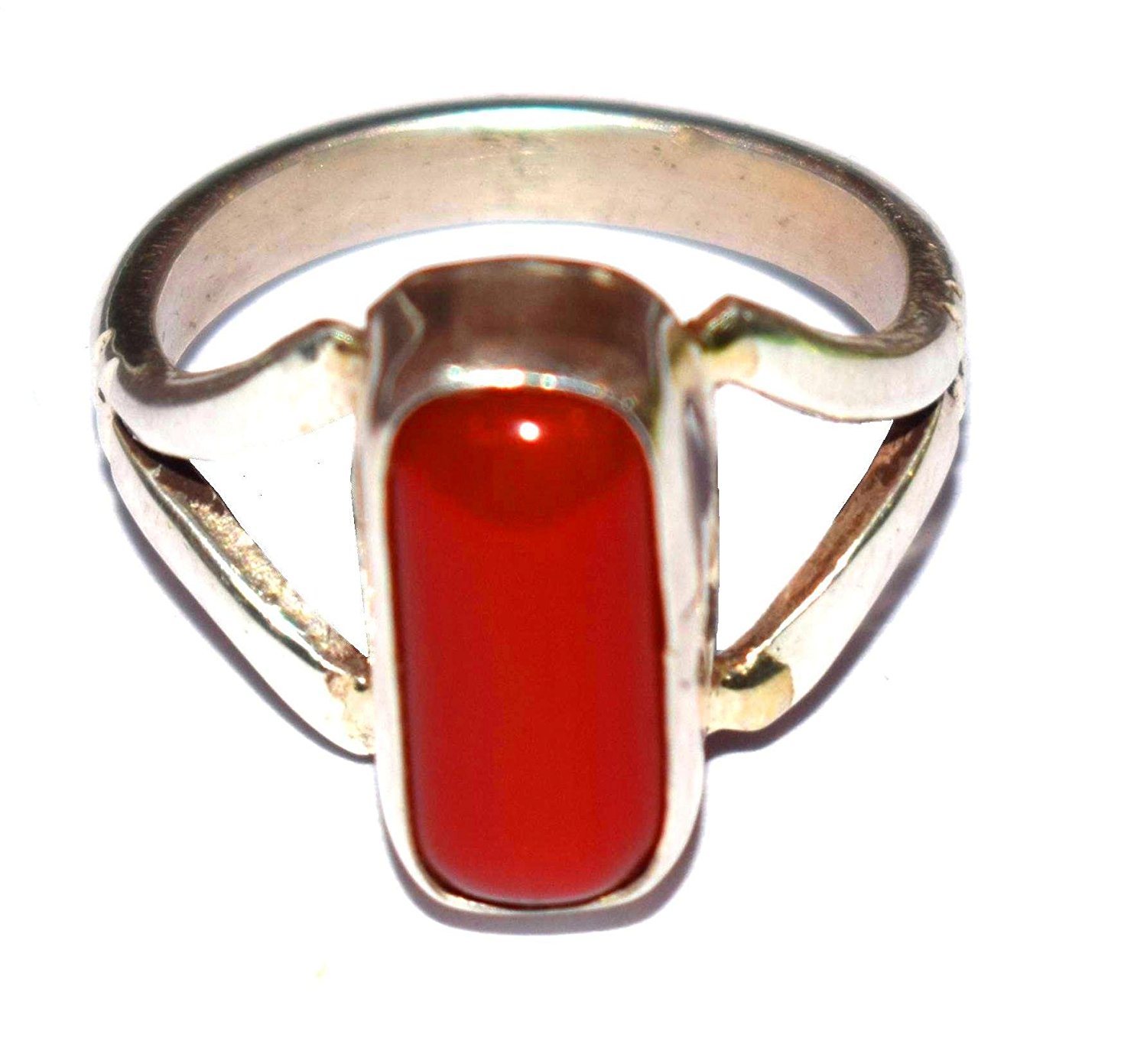 Divya Shakti Red Coral Pendant (Moonga) - 5.25-5.50 Carats, Silver, AAA Quality Gemstone For Strength & Courage - View #13