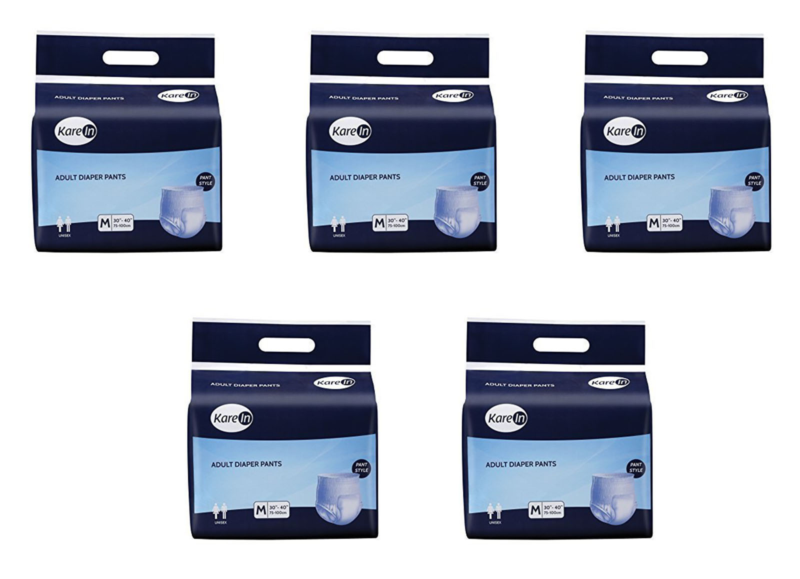 Buy KARE IN PANT STYLE ADULT PULL UPs/ DIAPER PANTS MEDIUM PACK OF 5 ...